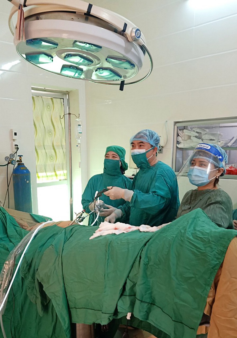 Công tác phẫu thuật trong mùa dịch tại Trung tâm Y tế huyện Nghi Xuân 