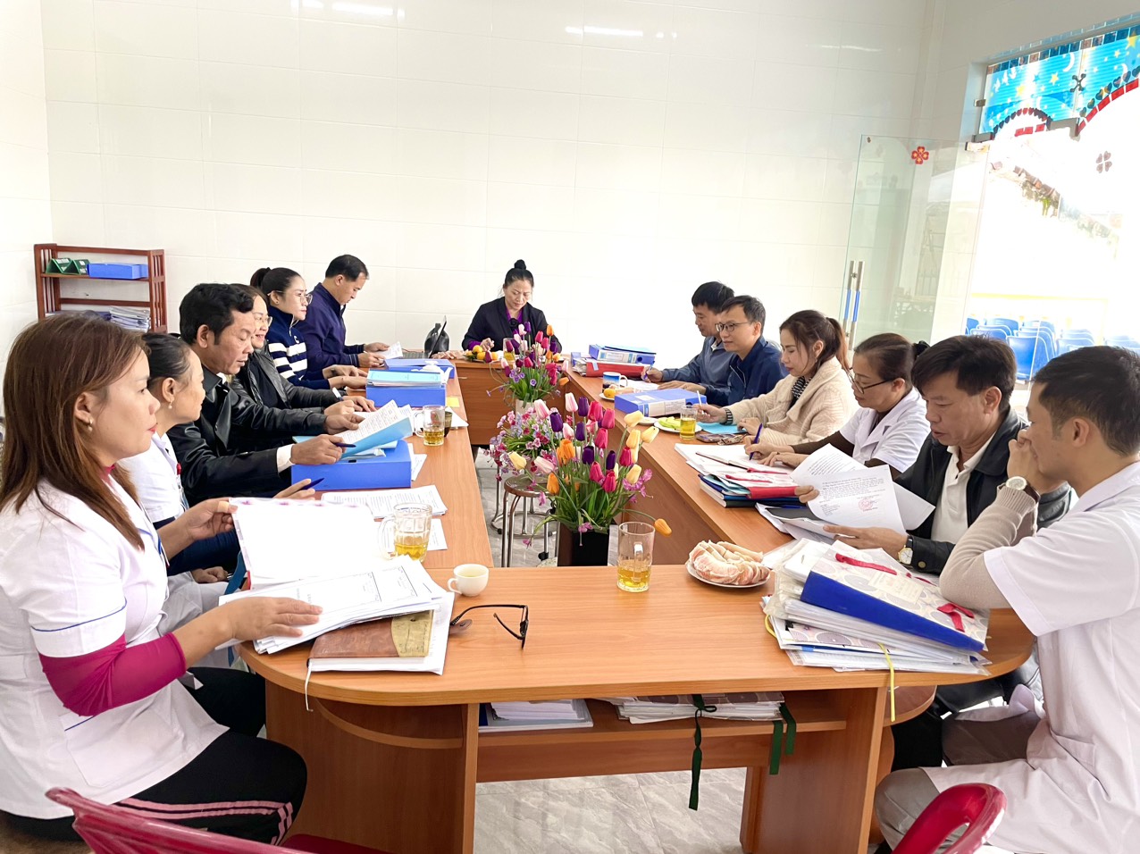 HOÀN THÀNH VIỆC KIỂM TRA THỰC HIỆN BỘ TIÊU CHÍ QUỐC GIA VỀ Y TẾ XÃ NĂM 2025