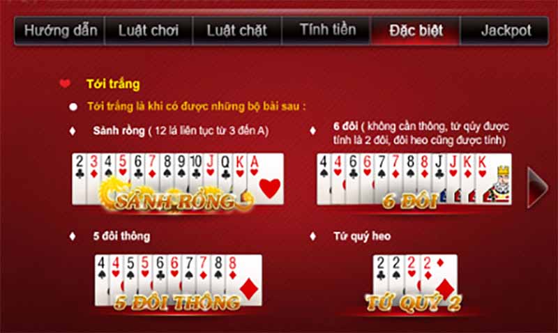 Các trường hợp tới trắng