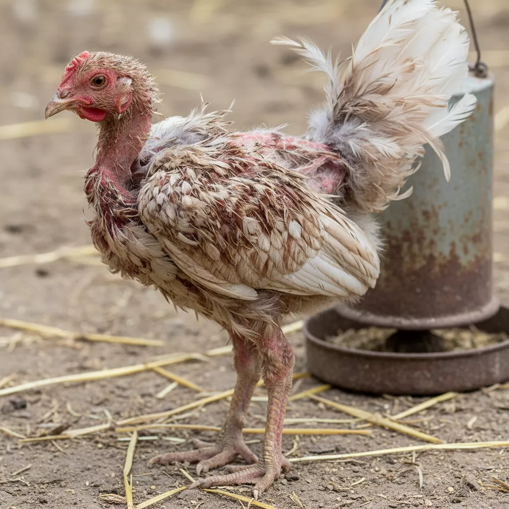 Cách nhận biết gà thiếu khoáng – canxi qua chân, mỏ, lông chính xác