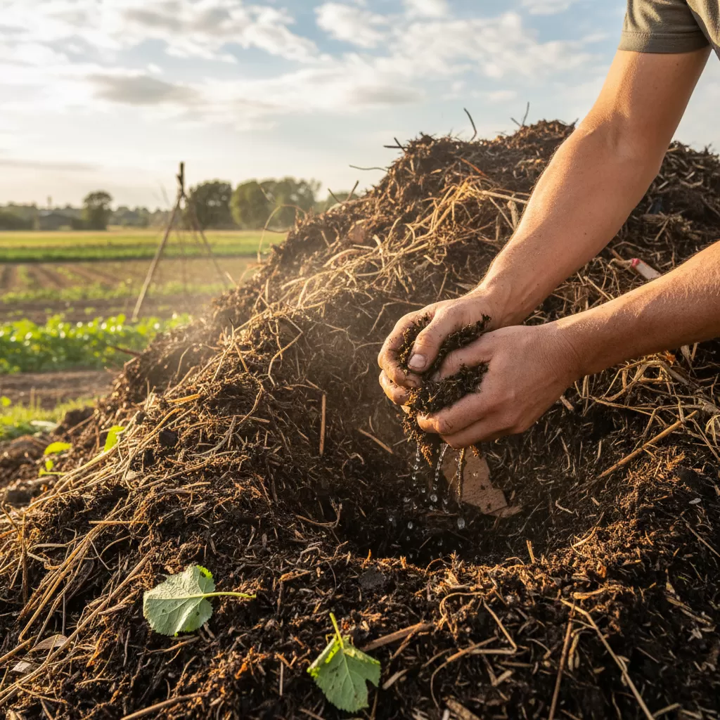 Hướng dẫn ủ phân gà đúng kỹ thuật để giảm mùi và diệt mầm bệnh